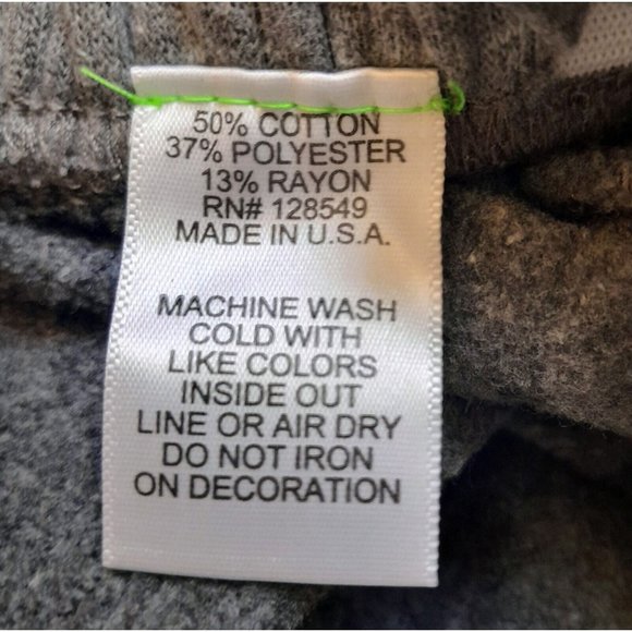 Aviator Nation Sz S Sweatpants Joggers Gray Manhattan Beach Logo Spellout - Picture 10 of 12